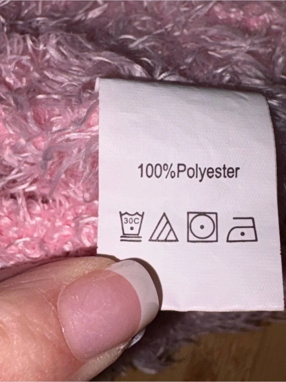 Soft Baby Pink Fuzzy Knit Turtle Neck Sweater!